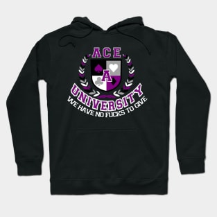 ace university we have no fucks to give(asexuality) Hoodie